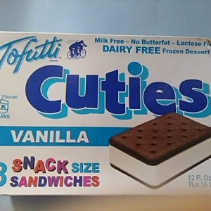 Cuties Vainilla tofutti sandwich 8pzs